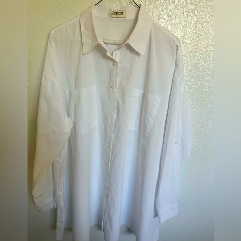 The post button up Shirt medium oversized